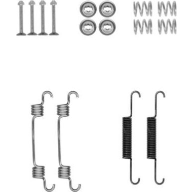Hella Zubehörsatz, Feststellbremsbacken 8DZ 355 202-001