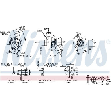 Nissens Turbolader 93065