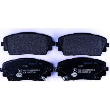 Bremsbelagsatz, Scheibenbremse 8DB 355 020-611 Bremsbelagsatz, Scheibenbremse 8DB 355 020-611