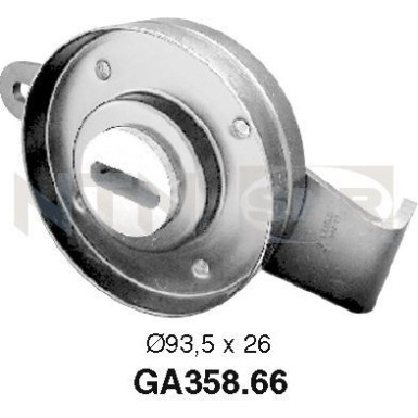 NTN-SNR Spannrolle, Keilrippenriemen GA358.66