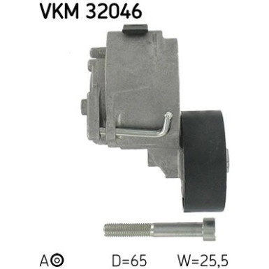 Spannrolle, Keilrippenriemen VKM 32046 Spannrolle, Keilrippenriemen VKM 32046