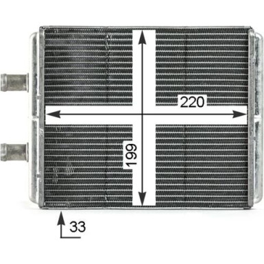 Mahle Wärmetauscher, Innenraumheizung BEHR Premium Line AH 4 000P