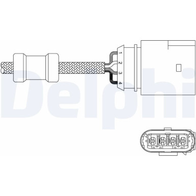 Delphi Lambdasonde ES20348-12B1 Delphi Lambdasonde ES20348-12B1