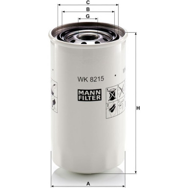Kraftstofffilter WK 8215 Kraftstofffilter WK 8215