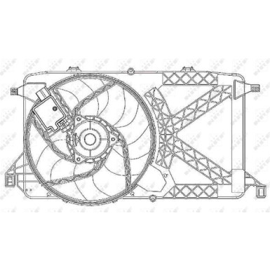 NRF Lüfter, Motorkühlung 47264