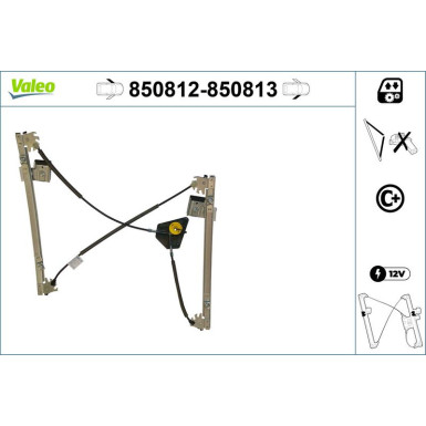Valeo Fensterheber 850813
