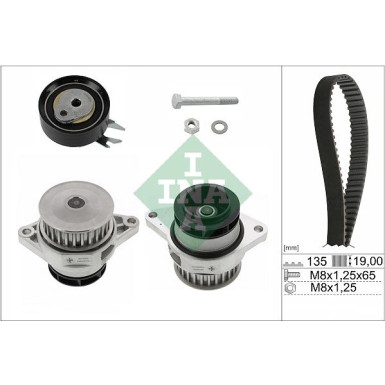 INA Wasserpumpe + Zahnriemensatz 530 0166 30