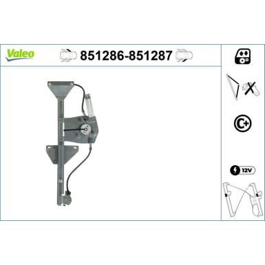 Valeo Fensterheber 851286