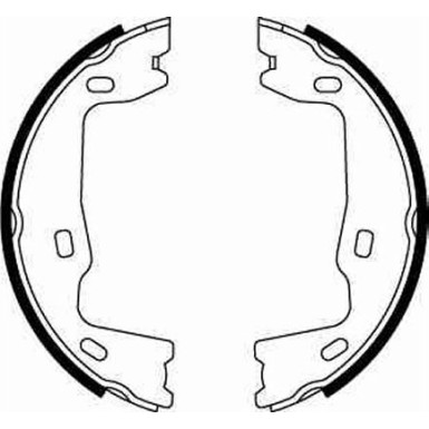 TRW Bremsbackensatz, Feststellbremse GS8223