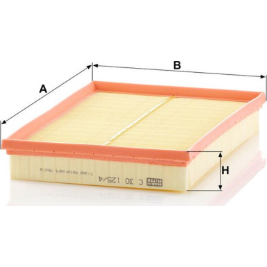 MANN-FILTER C 30 125/4 Luftfilter MANN-FILTER C 30 125/4 Luftfilter