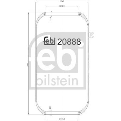 FEBI BILSTEIN 20888 Federbalg, Luftfederung