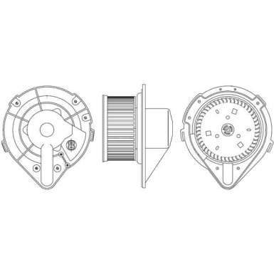 Mahle Innenraumgebläse BEHR AB 172 000S