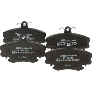 Valeo Bremsbelagsatz, Scheibenbremse EXPERT 302259A Valeo Bremsbelagsatz, Scheibenbremse EXPERT 302259A