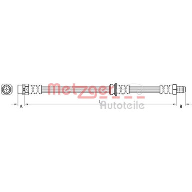 Bremsschlauch 4110946 Bremsschlauch 4110946