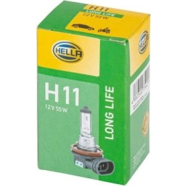 Hella Glühlampe, Hauptscheinwerfer Long Life Up to 3x Longer Lifetime 8GH 223 498-351