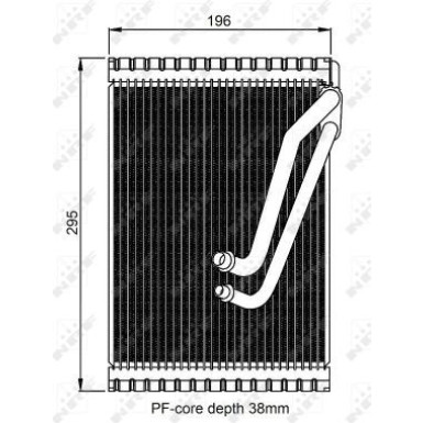 Verdampfer, Klimaanlage 36153 Verdampfer, Klimaanlage 36153