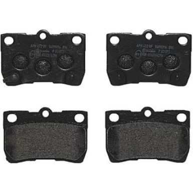 Brembo Bremsbelagsatz, Scheibenbremse PRIME LINE P 83 073 Brembo Bremsbelagsatz, Scheibenbremse PRIME LINE P 83 073