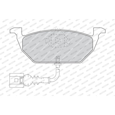 FERODO DDF927C Bremsscheibe 256x22mm + FERODO FDB1398 Bremsbeläge inkl. Verschleißwarnkontakt FERODO DDF927C Bremsscheibe 256x22mm + FERODO FDB1398 Bremsbeläge inkl. Verschleißwarnkontakt
