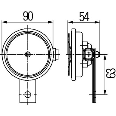 Horn 3AL 922 200-761
