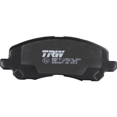 TRW Bremsbelagsatz, Scheibenbremse COTEC GDB3287