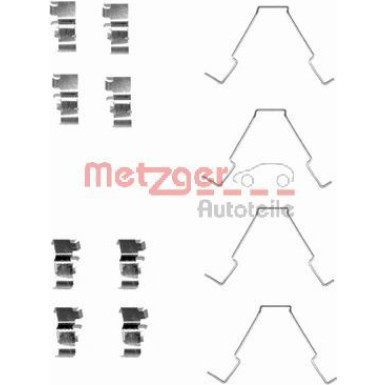 Metzger Zubehörsatz, Scheibenbremsbelag 109-1652