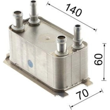 Ölkühler, Automatikgetriebe CLC 326 000P Ölkühler, Automatikgetriebe CLC 326 000P