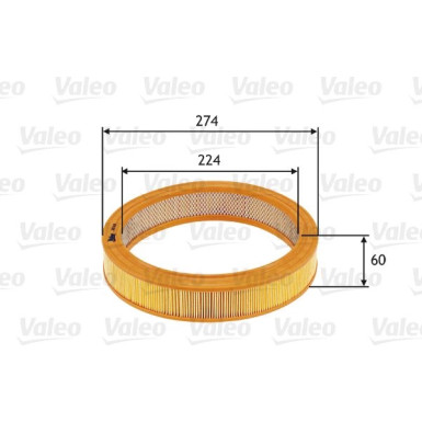 Valeo Luftfilter 585619