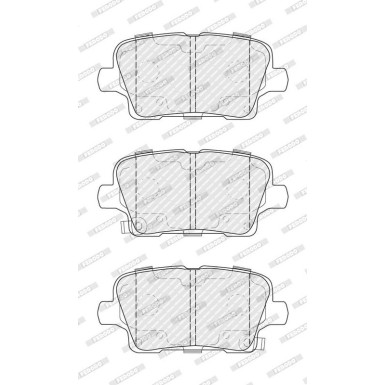Bremsbelagsatz, Scheibenbremse FDB5202 Bremsbelagsatz, Scheibenbremse FDB5202