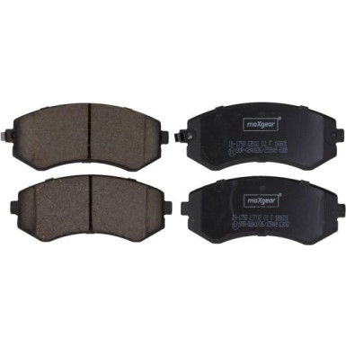 Maxgear Bremsbelagsatz, Scheibenbremse 19-1758 Maxgear Bremsbelagsatz, Scheibenbremse 19-1758