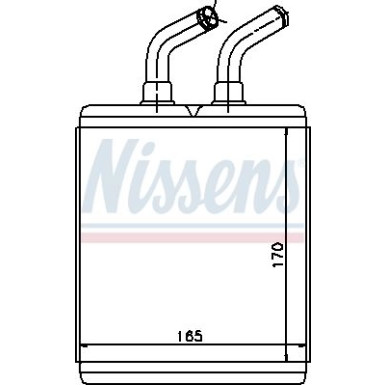 Nissens Wärmetauscher, Innenraumheizung 77515 Nissens Wärmetauscher, Innenraumheizung 77515