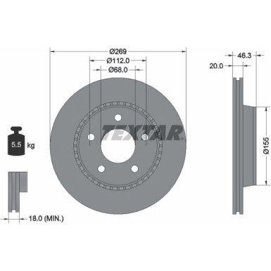 Bremsscheibe 92037100 Bremsscheibe 92037100