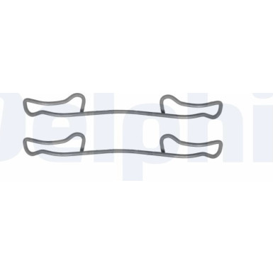 Delphi Zubehörsatz, Scheibenbremsbelag LX0294