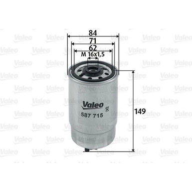 Valeo Kraftstofffilter 587715