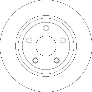 TRW Bremsscheibe DF6492 TRW Bremsscheibe DF6492
