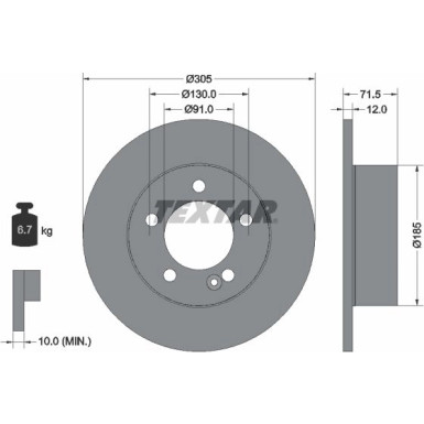 Bremsscheibe 92228800 Bremsscheibe 92228800