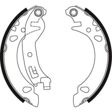 TRW Bremsbackensatz GS8473 TRW Bremsbackensatz GS8473
