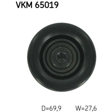 SKF Umlenk-/Führungsrolle, Keilrippenriemen VKM 65019