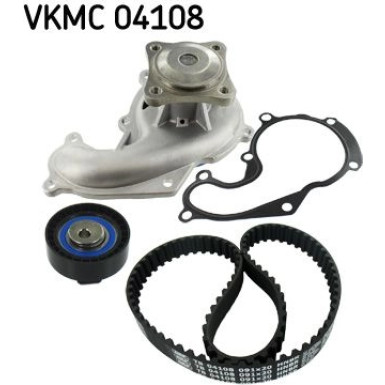 SKF Wasserpumpe + Zahnriemensatz VKMC 04108