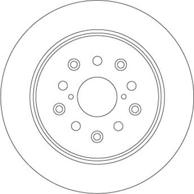 TRW Bremsscheibe DF4509 TRW Bremsscheibe DF4509