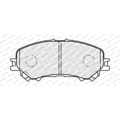 Ferodo Bremsbelagsatz, Scheibenbremse PREMIER ECO FRICTION FDB4843 Ferodo Bremsbelagsatz, Scheibenbremse PREMIER ECO FRICTION FDB4843