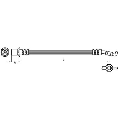 Metzger Bremsschlauch 4110057