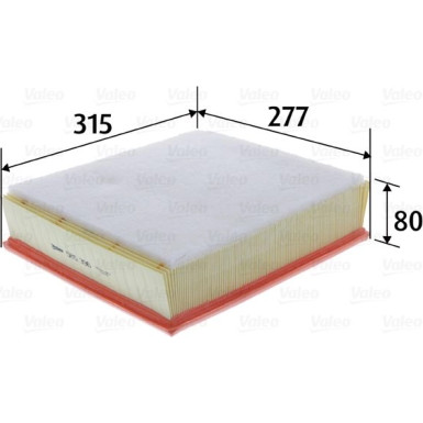 Valeo Luftfilter 585396