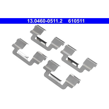 ATE Zubehörsatz, Scheibenbremsbelag 13.0460-0511.2