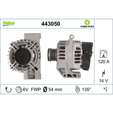 Valeo Generator VALEO CORE-FLEX 443050