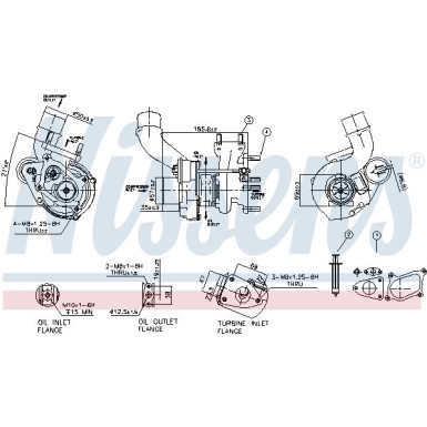 Nissens Turbolader 93020