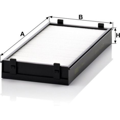 MANN-FILTER CU 2941-2 Innenraumfilter, Partikelfilter MANN-FILTER CU 2941-2 Innenraumfilter, Partikelfilter
