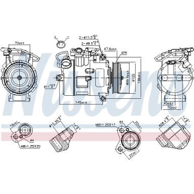Kompressor, Klimaanlage 89116 Kompressor, Klimaanlage 89116