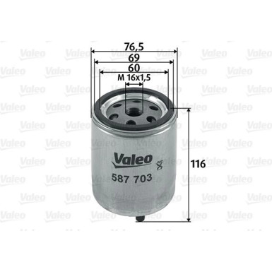Valeo Kraftstofffilter 587703