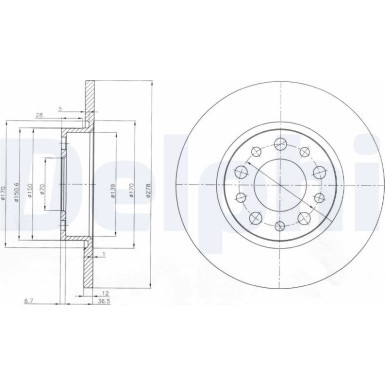 Bremsscheibe BG3994 Bremsscheibe BG3994
