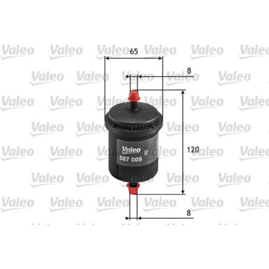 Valeo Kraftstofffilter 587009